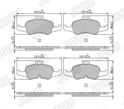 JURID 573786J Číslo výrobce: 25829. EAN: 4060426135416.