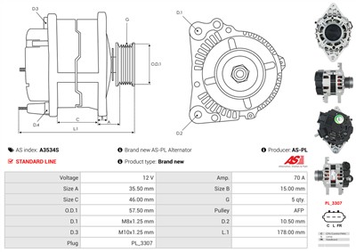 AS-PL A3534S EAN: 5902129138587.