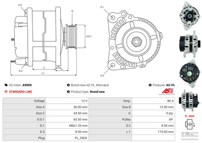 AS-PL A9009 EAN: 5901259406634.