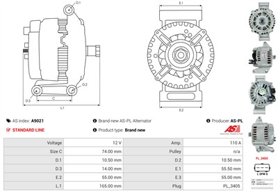AS-PL A9021 EAN: 5901259406771.
