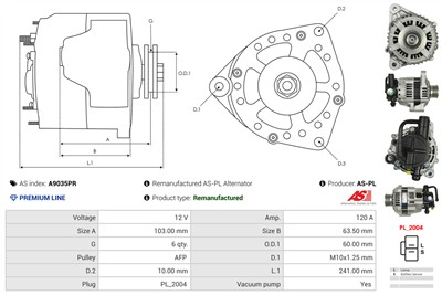 AS-PL A9035PR EAN: 5902129163855.