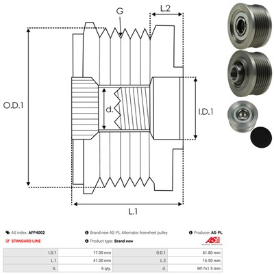 AS-PL AFP4002 EAN: 5901259409000.