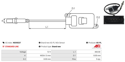 AS-PL NOX9227 EAN: 5902129214953.