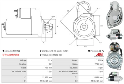 AS-PL S3195S EAN: 5902129106159.