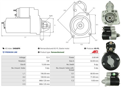AS-PL S4068PR EAN: 5902129091172.