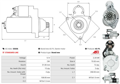 AS-PL S5036 EAN: 5901259423204.