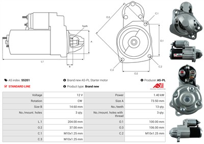 AS-PL S5201 EAN: 5902129018230.