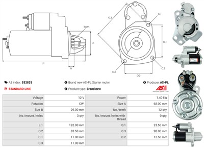 AS-PL S5283S EAN: 5902129076476.
