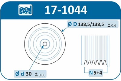 IJS Group 17-1044 EAN: 8435398500481.