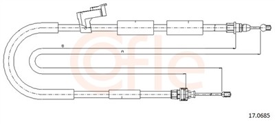 COFLE 92.17.0685 Číslo výrobce: 17.0685.