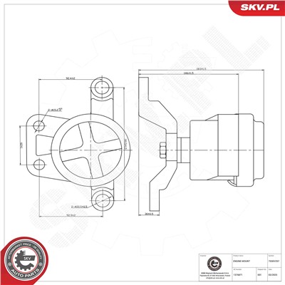 ESEN SKV 75SKV257 EAN: 5906302243792.