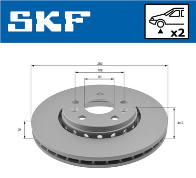 SKF VKBD 80017 V2