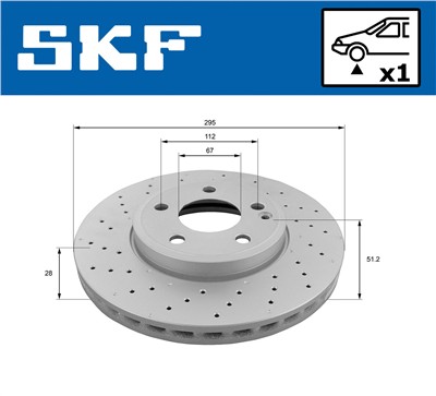 SKF VKBD 80028 V1 EAN: 7316581893454.