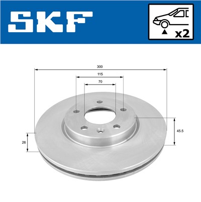SKF VKBD 80194 V2 EAN: 7316581895250.