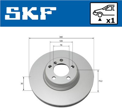 SKF VKBD 80297 V1 EAN: 7316581896509.