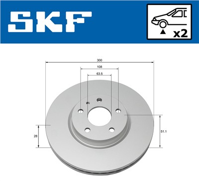 SKF VKBD 80301 V2 EAN: 7316581896554.