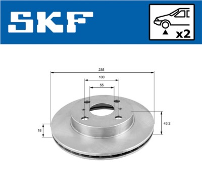 SKF VKBD 80302 V2 EAN: 7316581896561.