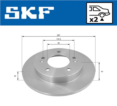 SKF VKBD 90310 S2 EAN: 7316581896646.