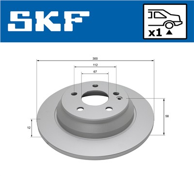 SKF VKBD 91102 S1