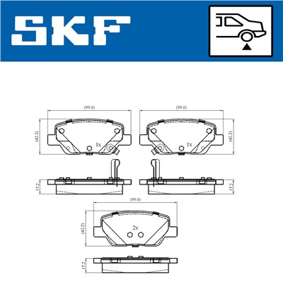 SKF VKBP 90303 A EAN: 7316581300235.
