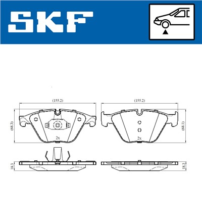 SKF VKBP 80444 EAN: 7316581301003.