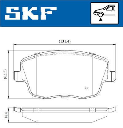 SKF VKBP 80517 EAN: 7316581301270.