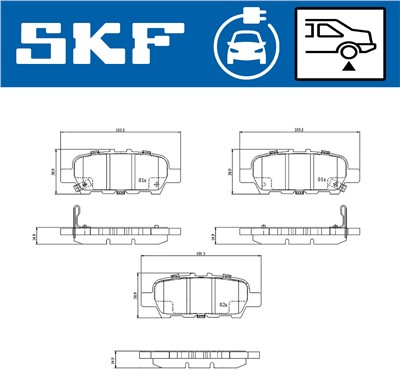 SKF VKBP 95005 EV