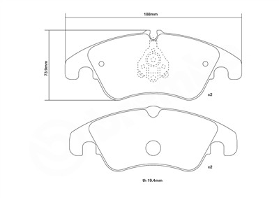 BREMBO 07.D435.21 EAN: 8020584603888.
