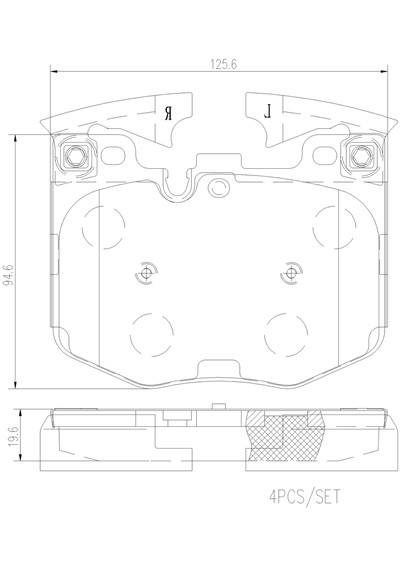 BREMBO P06099NX EAN: 8020584130773.