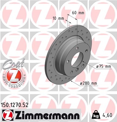 ZIMMERMANN 150.1270.52 EAN: 4250238745815.
