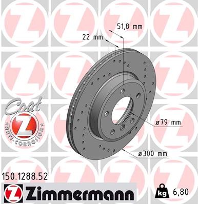 ZIMMERMANN 150.1288.52 EAN: 4250238745396.