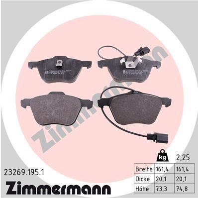 ZIMMERMANN 23269.195.1 Číslo výrobce: 23269. EAN: 4250238737650.