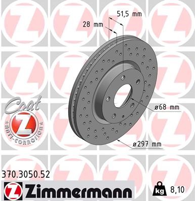 ZIMMERMANN 370.3050.52 EAN: 4250238763734.