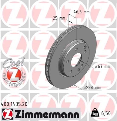 ZIMMERMANN 400.1435.20 EAN: 4250238718956.