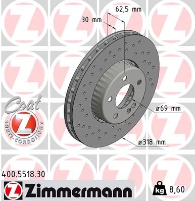 ZIMMERMANN 400.5518.30 EAN: 4250238780120.