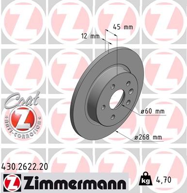 ZIMMERMANN 430.2622.20 EAN: 4250238746959.