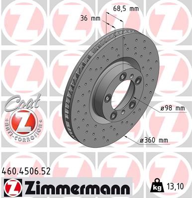 ZIMMERMANN 460.4506.52 EAN: 4250238776796.