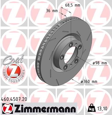 ZIMMERMANN 460.4507.20 EAN: 4250238776499.