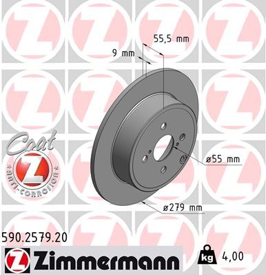ZIMMERMANN 590.2579.20 EAN: 4250238764199.