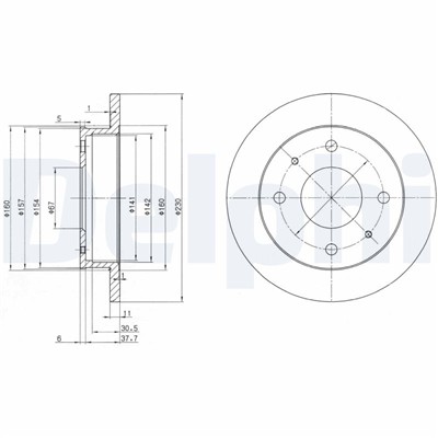 DELPHI BG3337 EAN: 5012759072974.