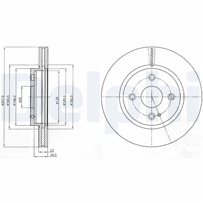 DELPHI BG4254C EAN: 5012759983263.