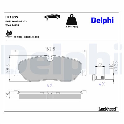DELPHI LP1935 EAN: 5012759360132.
