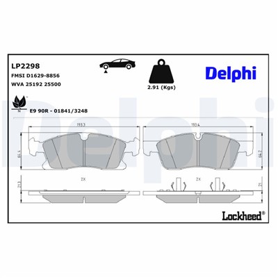 DELPHI LP2298 EAN: 5012759471180.